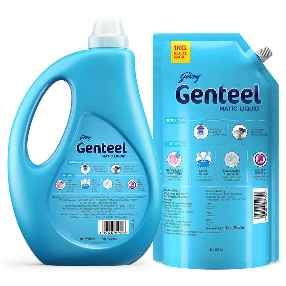 Godrej Genteel Matic Top Load Detergent Liquid