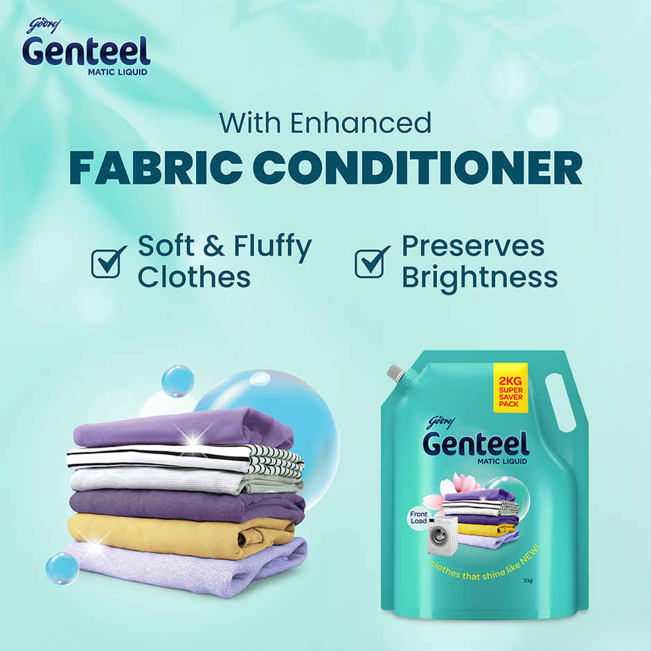 Godrej Genteel Matic Front Load Detergent Liquid Refill Pouch