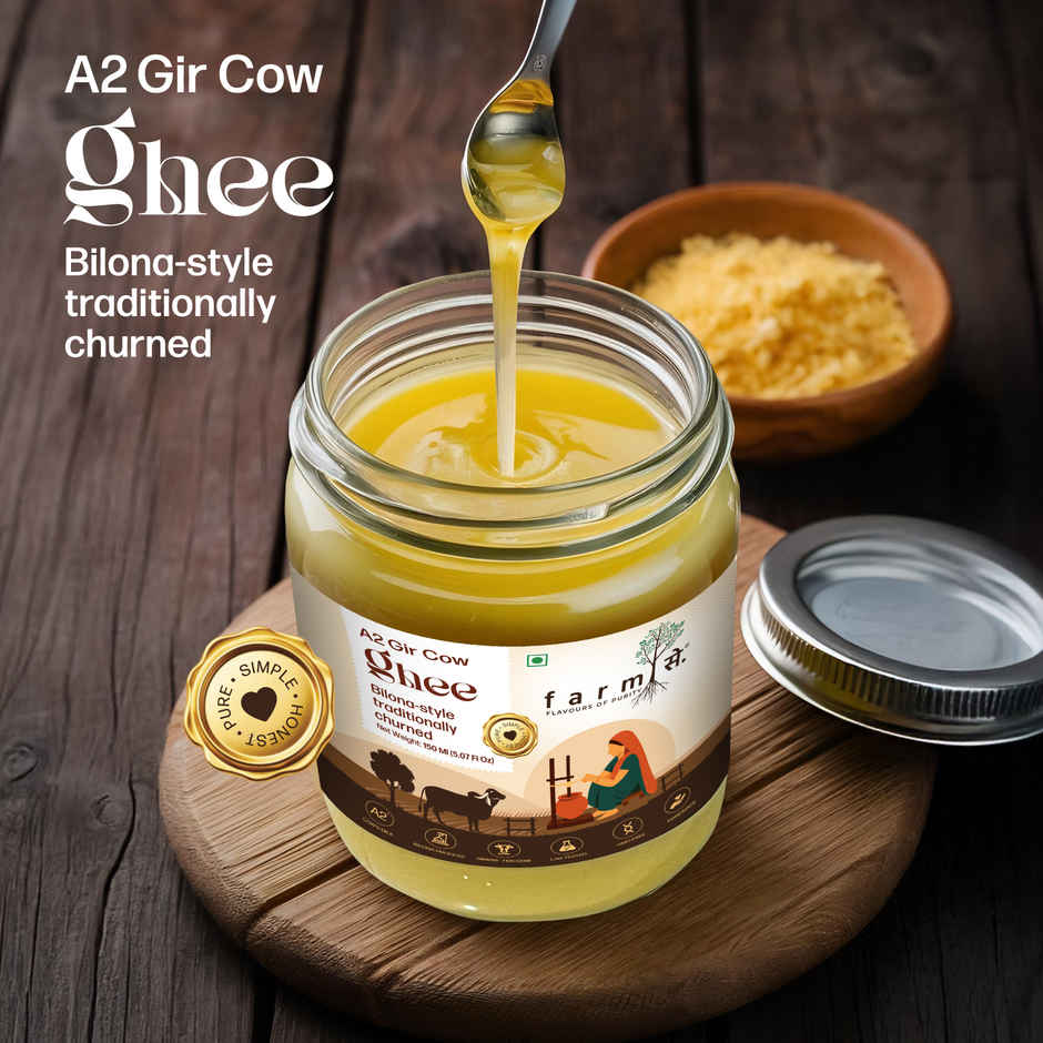 Farmse A2 Gir Cow Ghee | Bilona Method