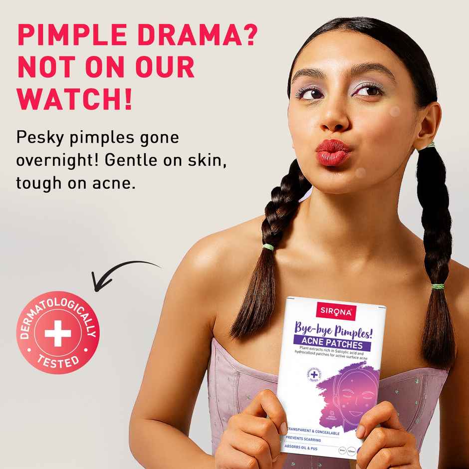 Sirona Acne Pimple Patch For Face For All Skin Types