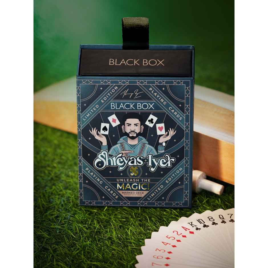 Parksons- Black Box Shreyas Iyer Magic Cards + Bicycle Standard - Playing Cards