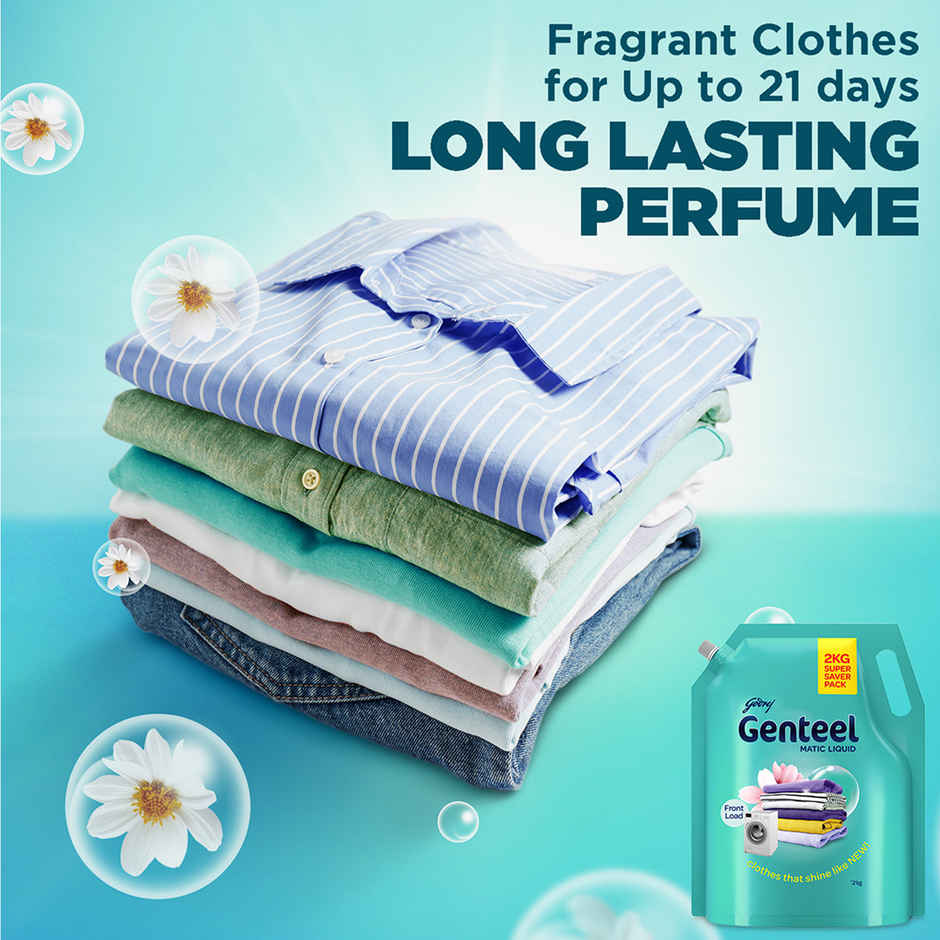 Godrej Genteel Matic Front Load Detergent Liquid Refill Pouch