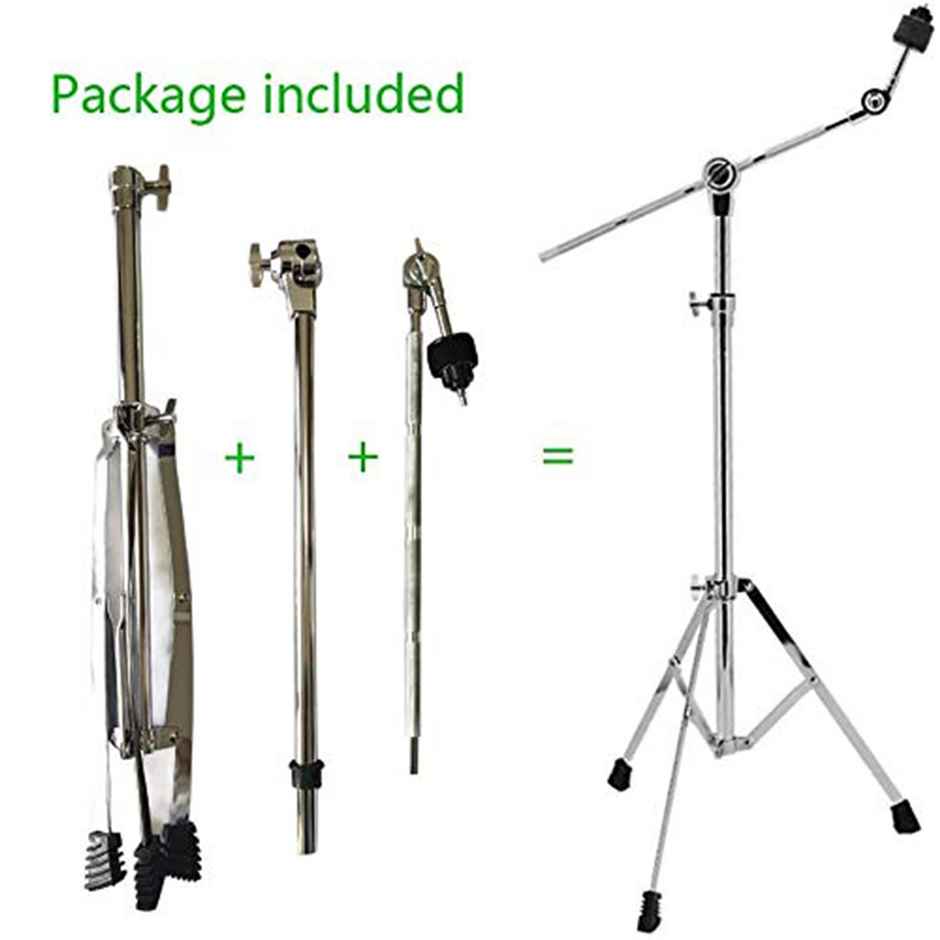 Kadence Double-Braced Cymbal Boom Stand | Medium Weight Boom Stand | Gearless Unilock Cymbal Tilter