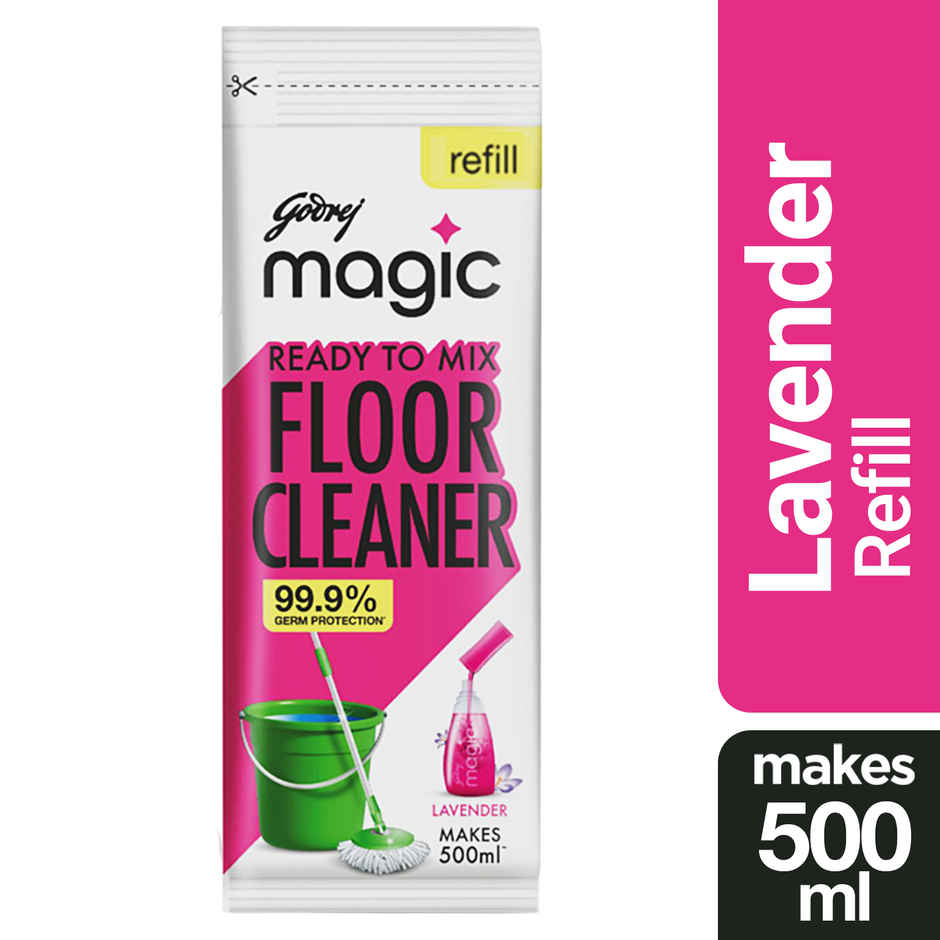 Godrej Magic Lavender Ready To Mix Floor Cleaner Refill Pack Combo