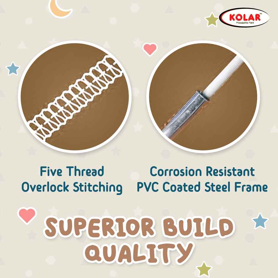 Kolar Mosquito Net For Baby | Blue