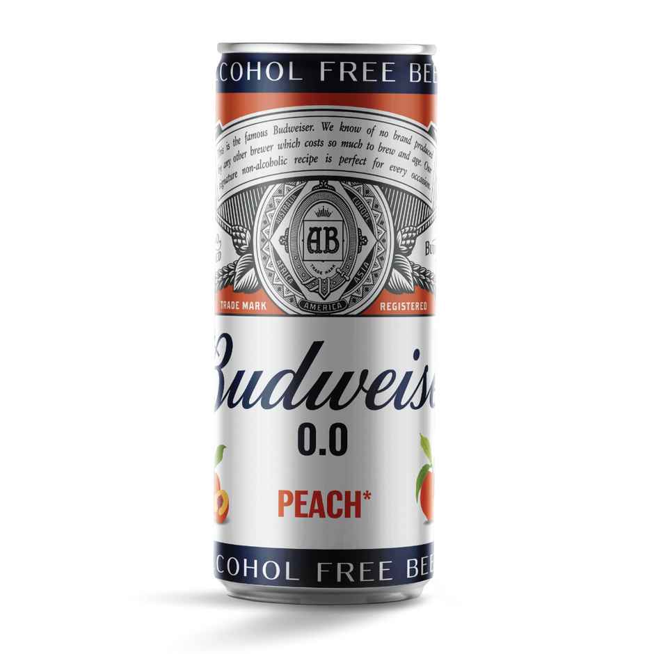 Budweiser 0.0 Nonalcoholic Peach Beer