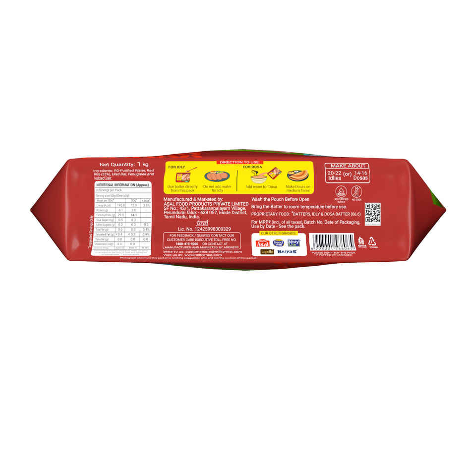 Asal Red Rice Idly & Dosa Batter