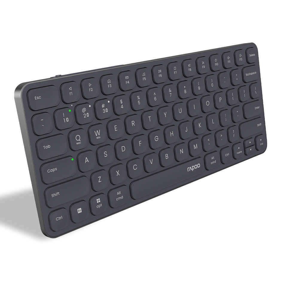 Rapoo E9050L Bluetooth Wireless Multi-Device Keyboard | Connect with 4 Devices | Grey