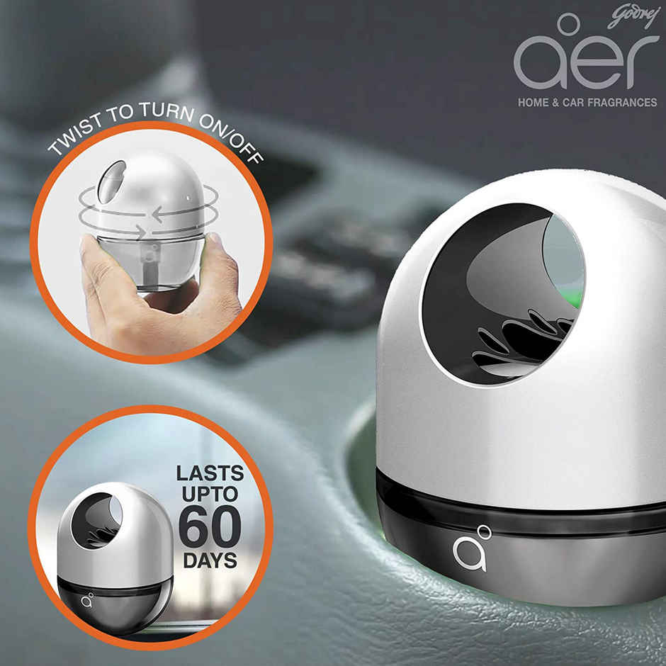 Godrej Aer Twist Car Air Freshener Gel Car Accessories Musk After Smoke