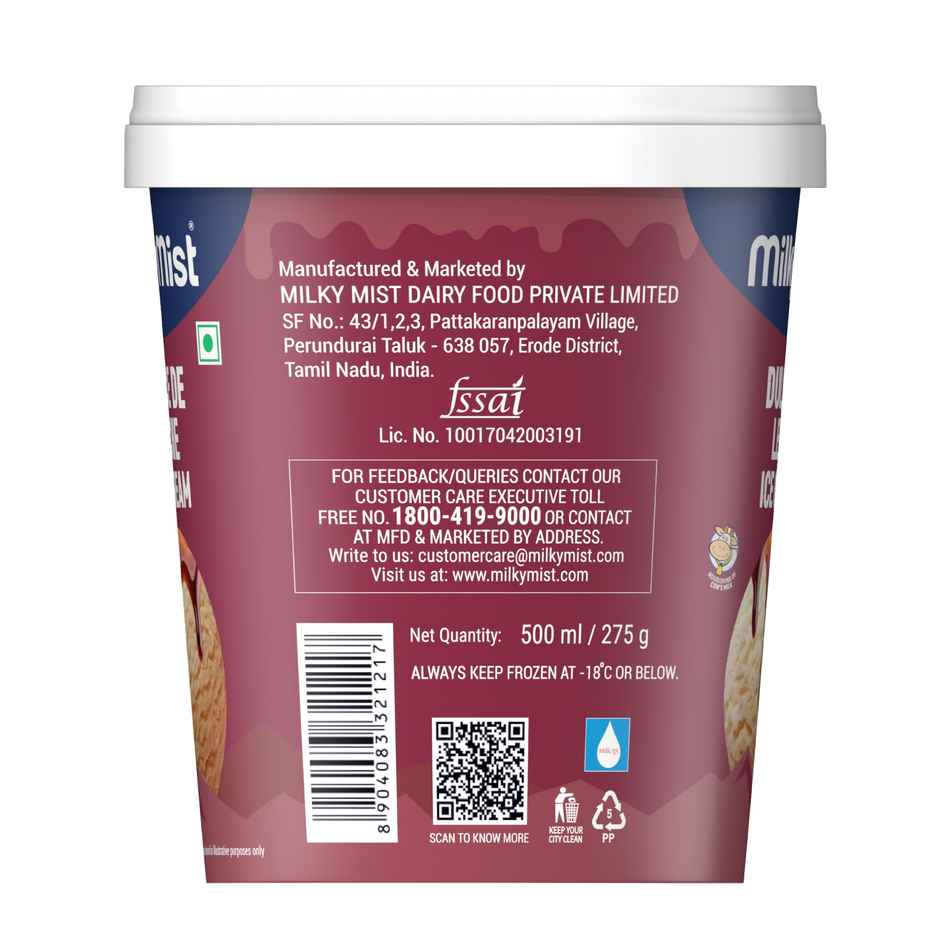 Milkymist Dulce De Leche Tub | Smooth & Sweet