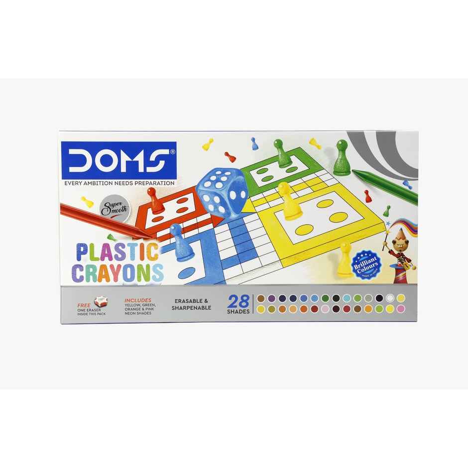 Doms Plastic Crayon Box | Creative Art Set