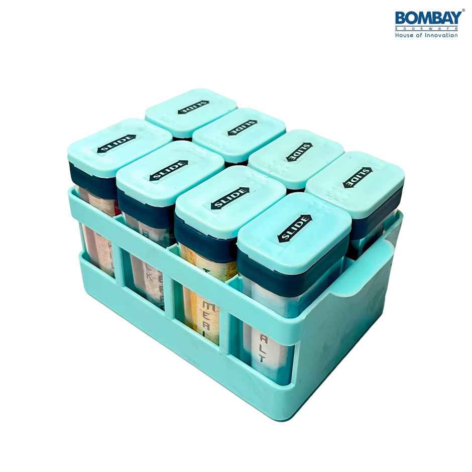 Spice and Masala Holder | With Tray Blue Colour