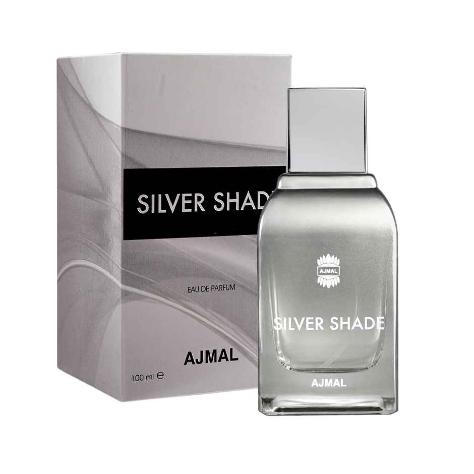 Ajmal Silver Shade Eau De Parfum | Long Lasting Scent Spray | Citrus Perfume Gift For Men