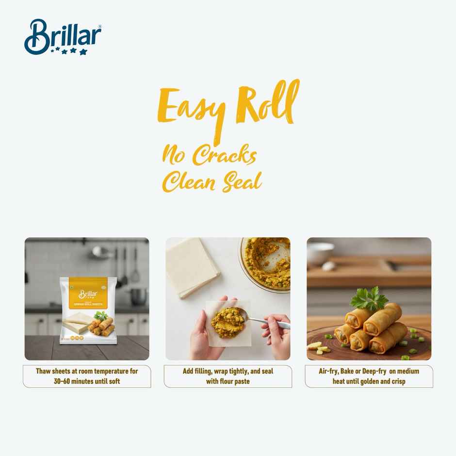 Brillar Spring Roll Sheets