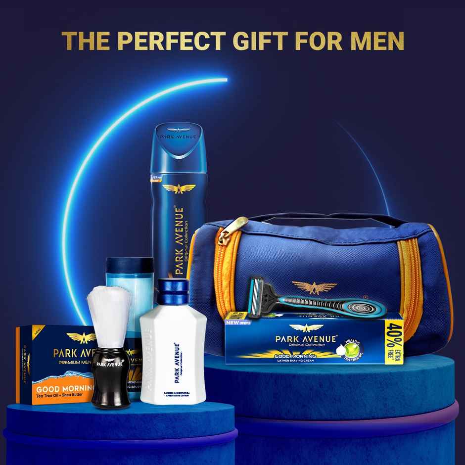 Park Avenue Good Morning 7in1 Premium Grooming Kit Gift For Men