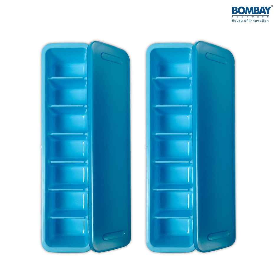 Ice Cube Tray with Lid | 2 Pcs Set