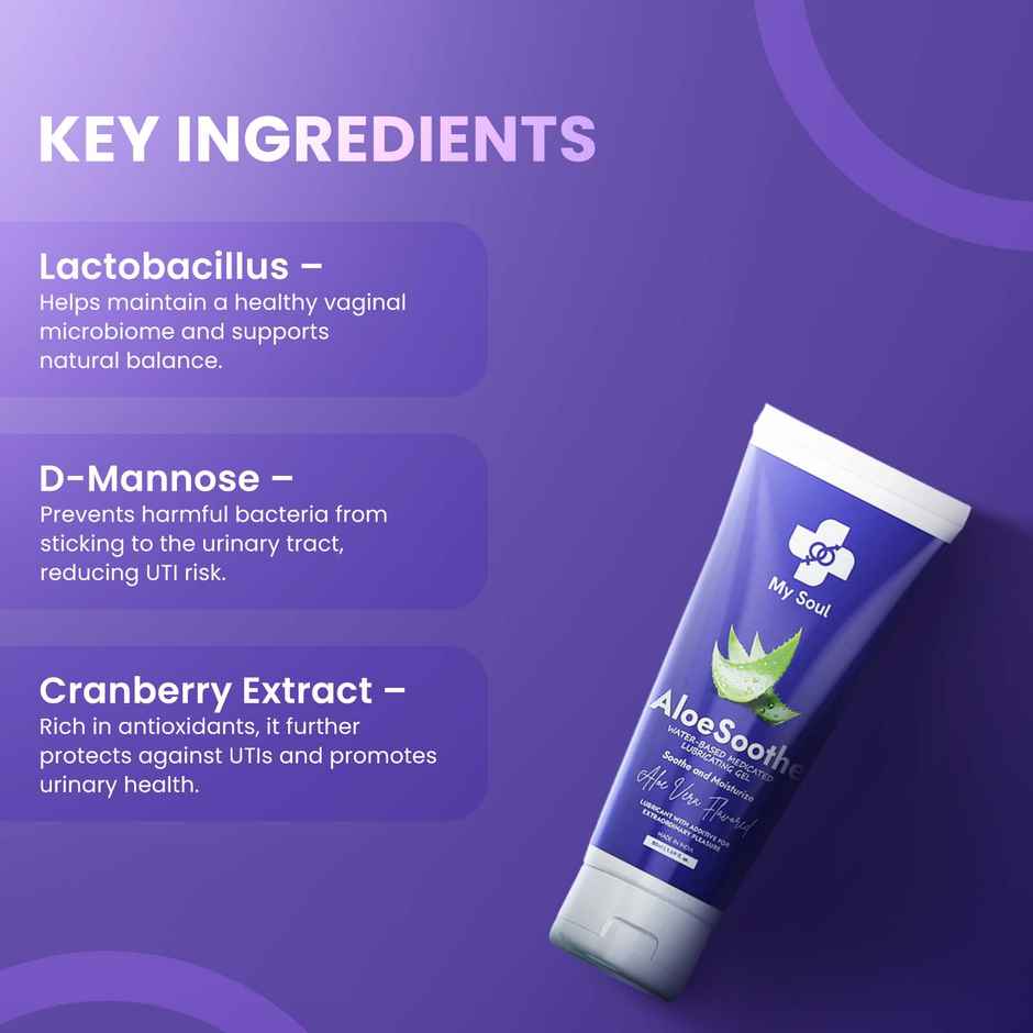 My Soul AloeVera Water Based Edible lubricant