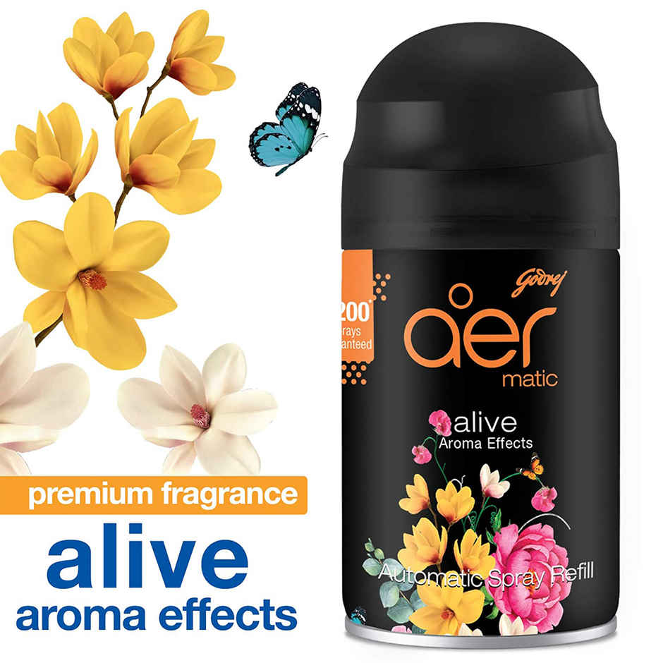 Godrej Aer Smart Matic Alive Automatic Bluetooth Enabled Room Fresheners | Machine + Refill