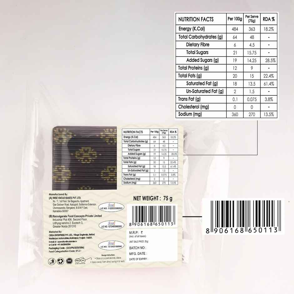 Cake Tale Barcake Date & Walnut