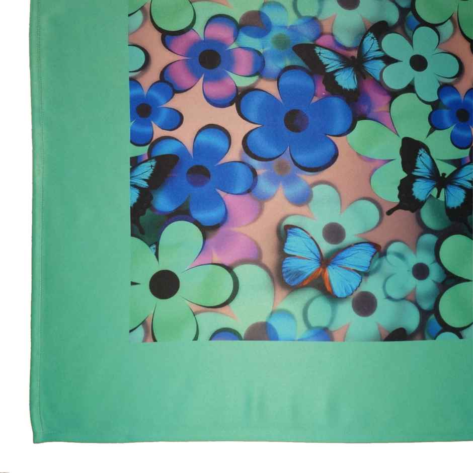 Lushomes Round Table Cloth - Cotton | Black Checks | 40 inch