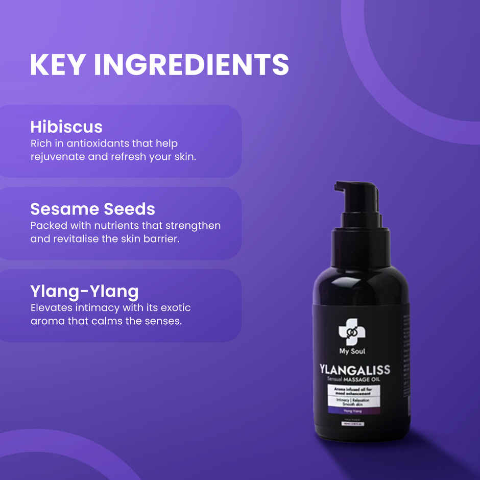 My Soul Couples Scented Ylangliss Massage Oil