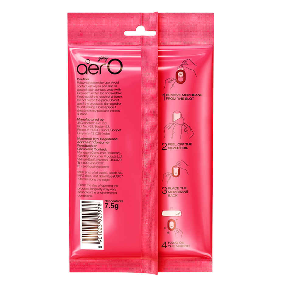 Godrej Aer O - Hanging Car Air Freshener - Rose Blossom