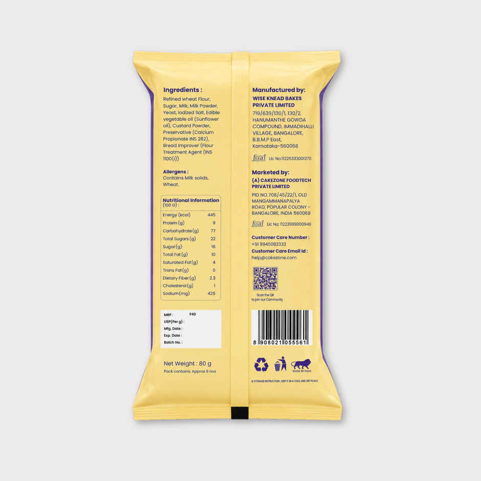 Cakezone Milk Rusk