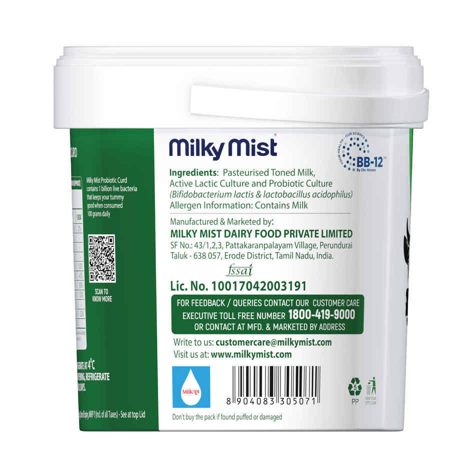 Milky Mist Probiotic Curd