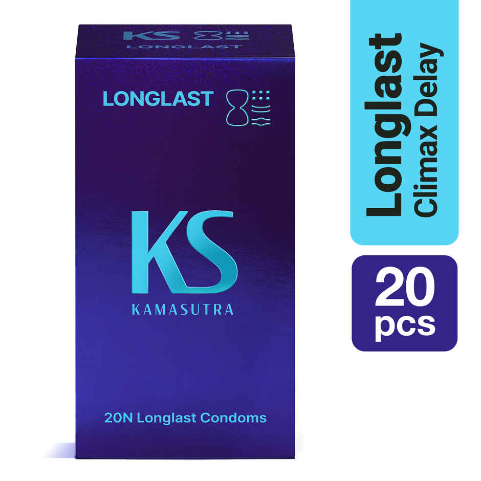 KamaSutra Longlast Condoms for Men | Safe & Comfortable