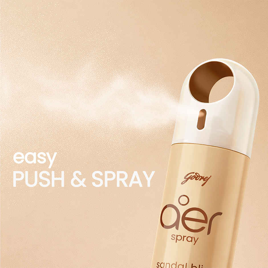 Godrej aer Spray Room Freshener for Home & Office - Sandal Bliss