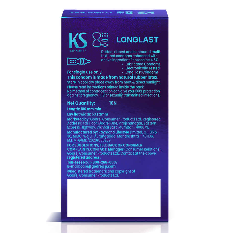 KamaSutra Long Last Extended Pleasure Condoms