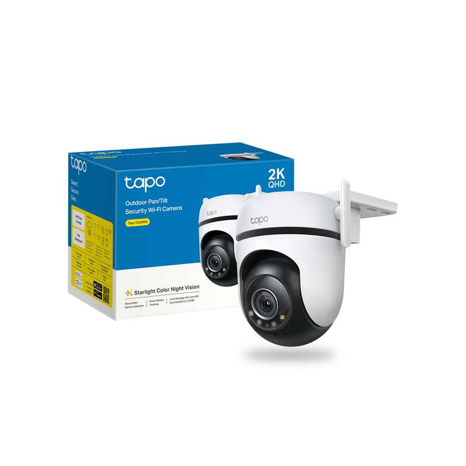 TP-link Tapo C520WS 2K QHD 4MP Outdoor Pan/Tilt Security Wi-Fi Camera, IP66 ,360° Visual Coverage
