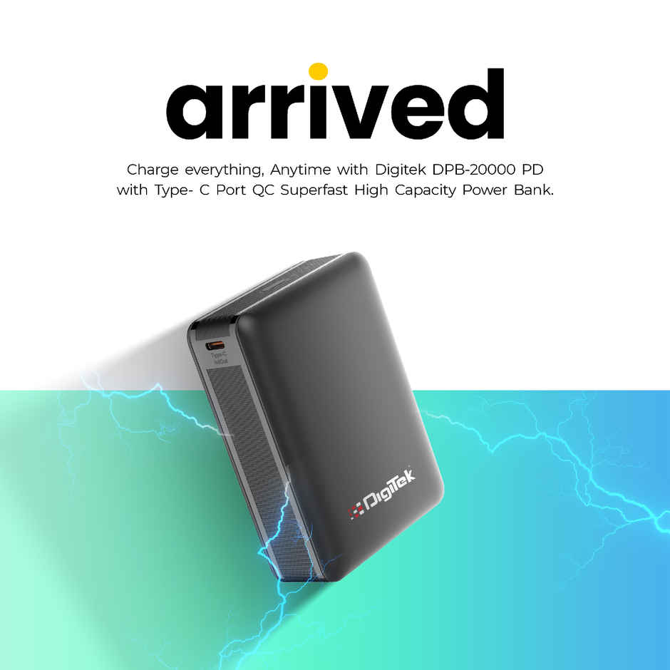 Digitek Power Bank (DPB 20000 PD QC) Black