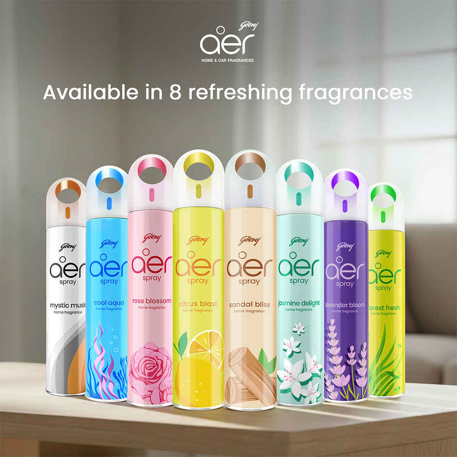 Godrej aer Spray Room Freshener for Home & Office - Sandal Bliss