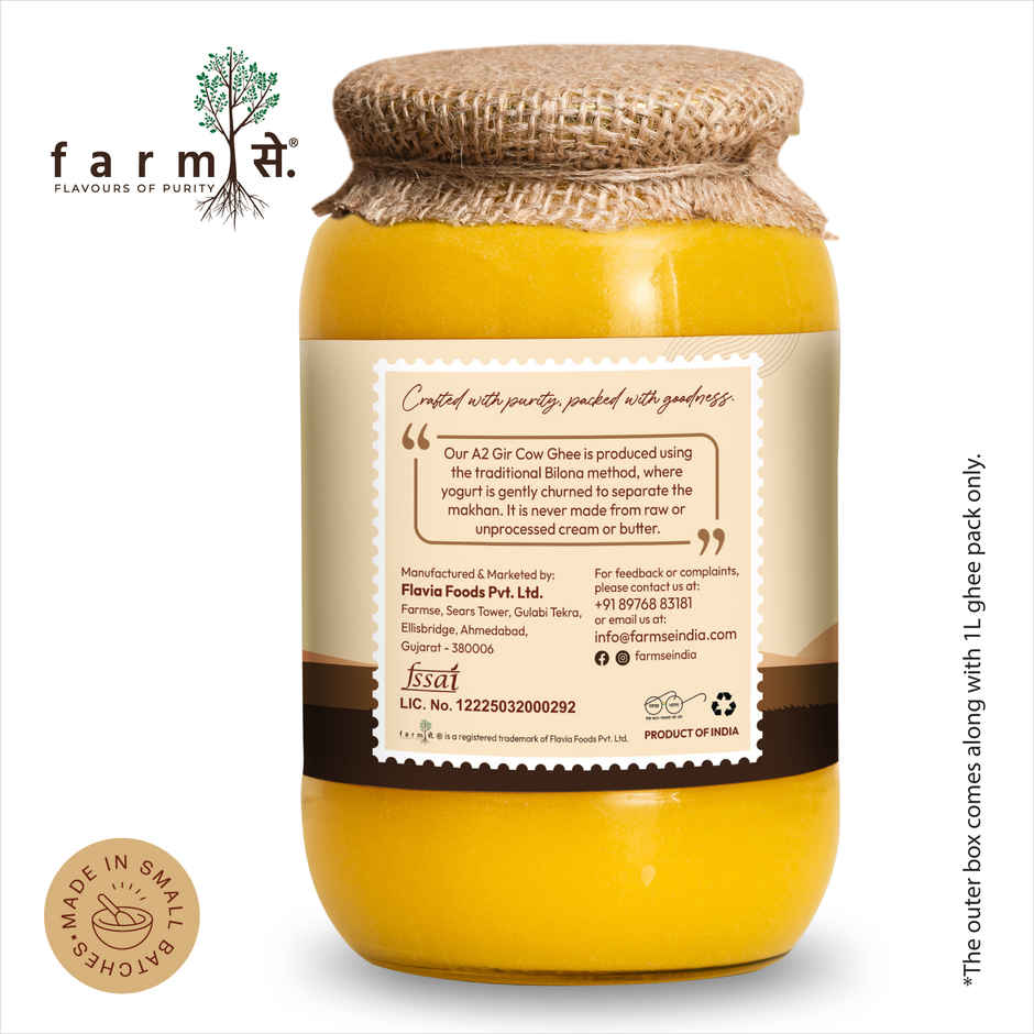 Farmse A2 Gir Cow Ghee