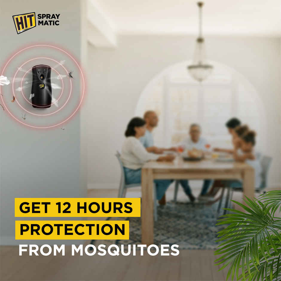 Hit Spray Matic Mosquito Repellent Machine with Refill