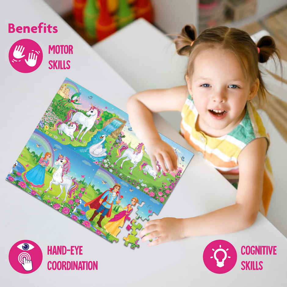 Funskool Unicorn 4 In 1 Puzzle 9555800