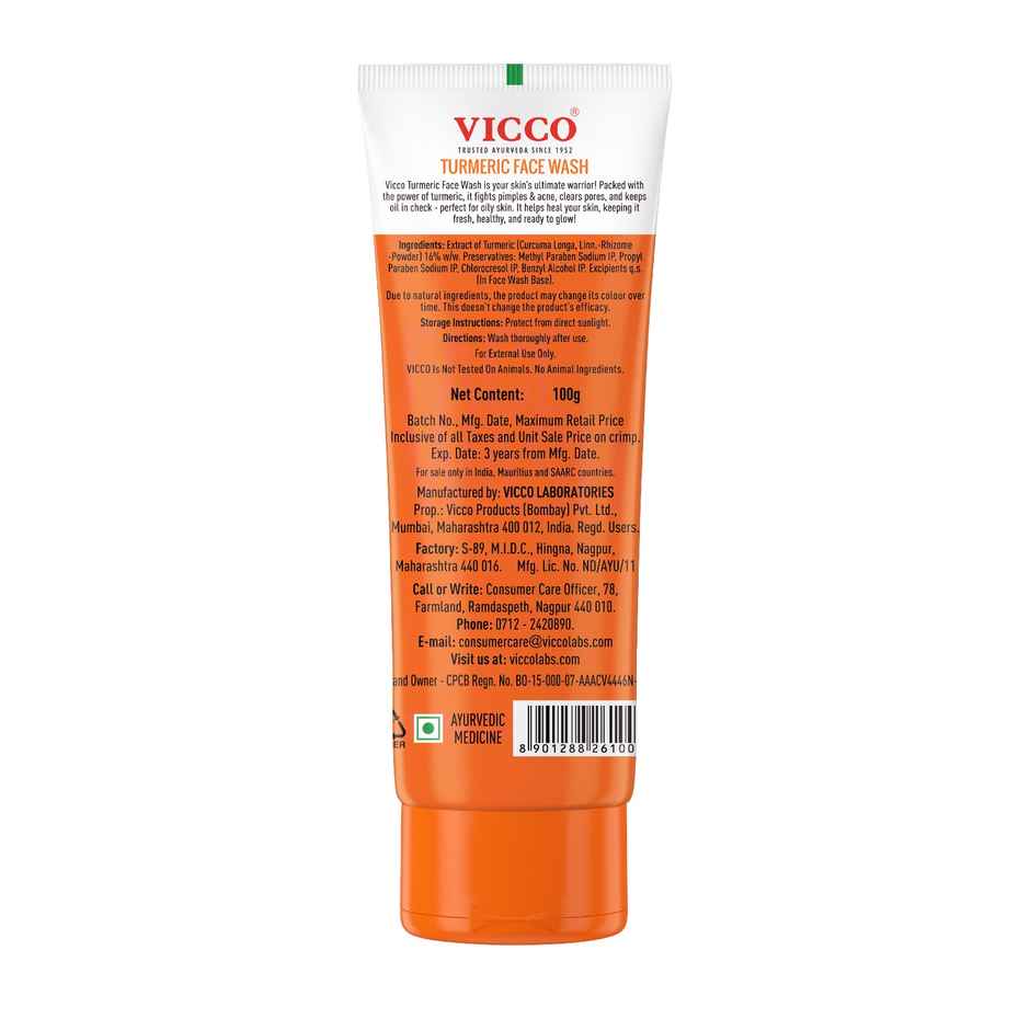 Vicco Turmeric Facewash