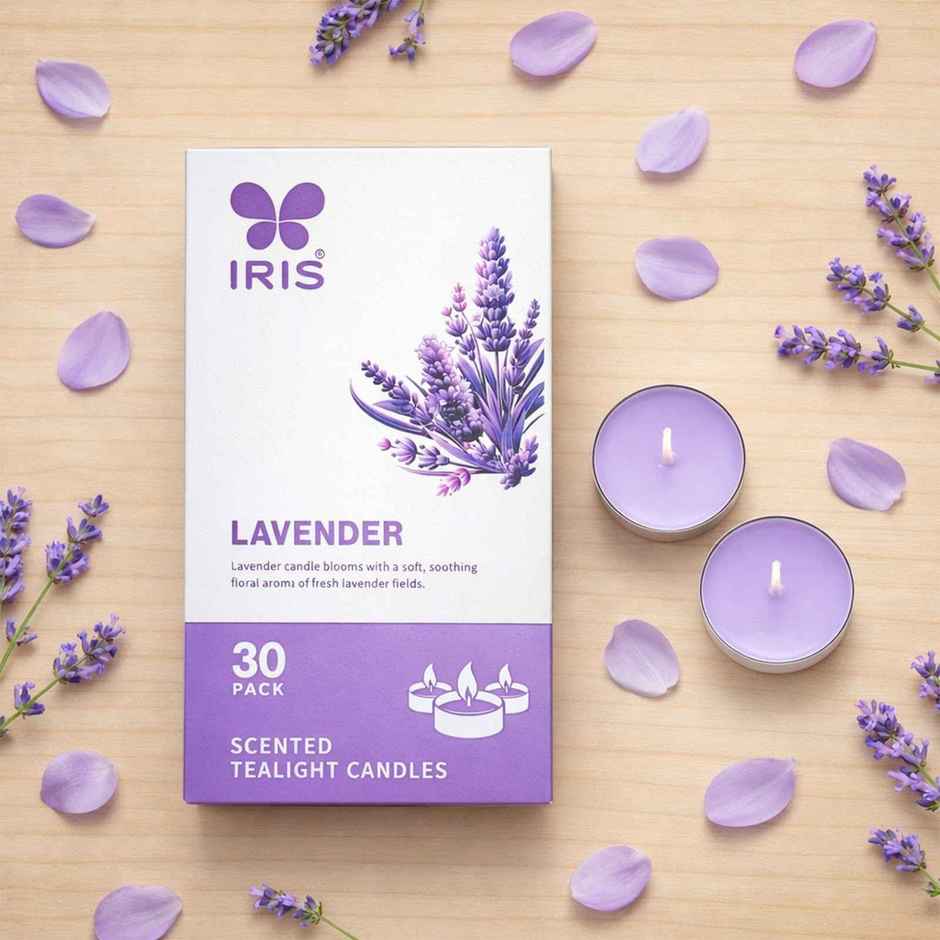 IRIS Lavender Scented Tealight Candles