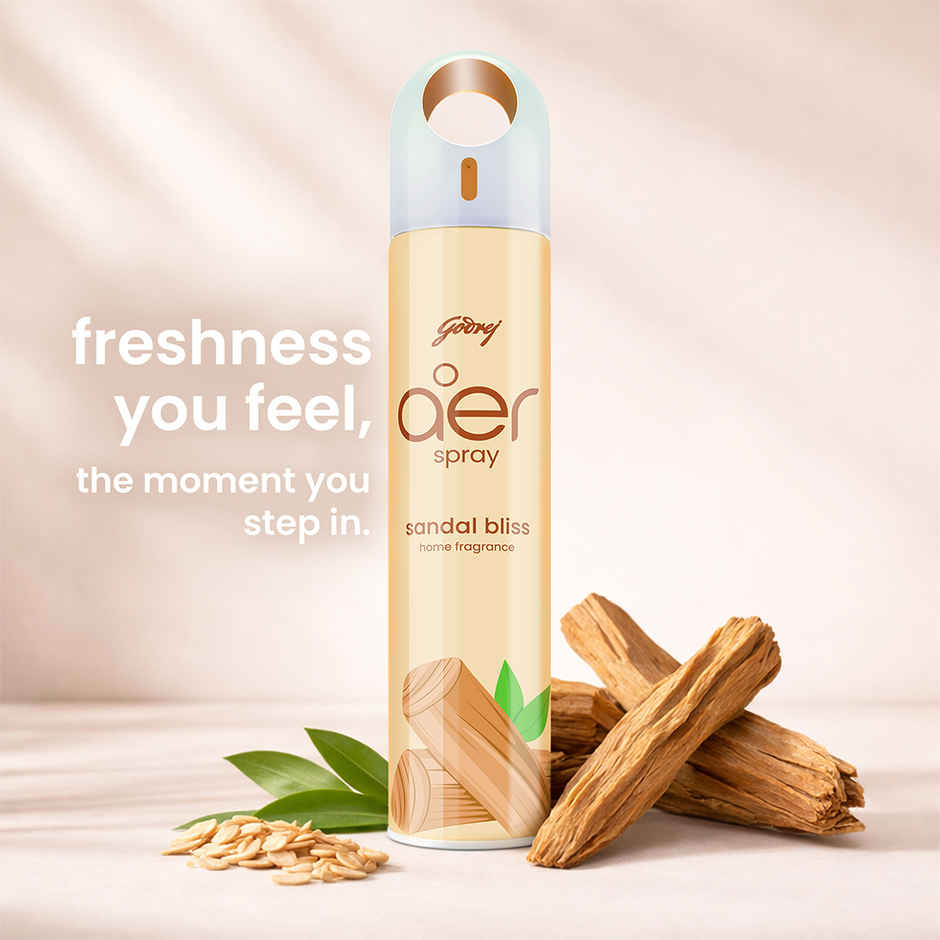 Godrej aer Spray Room Freshener for Home & Office - Sandal Bliss