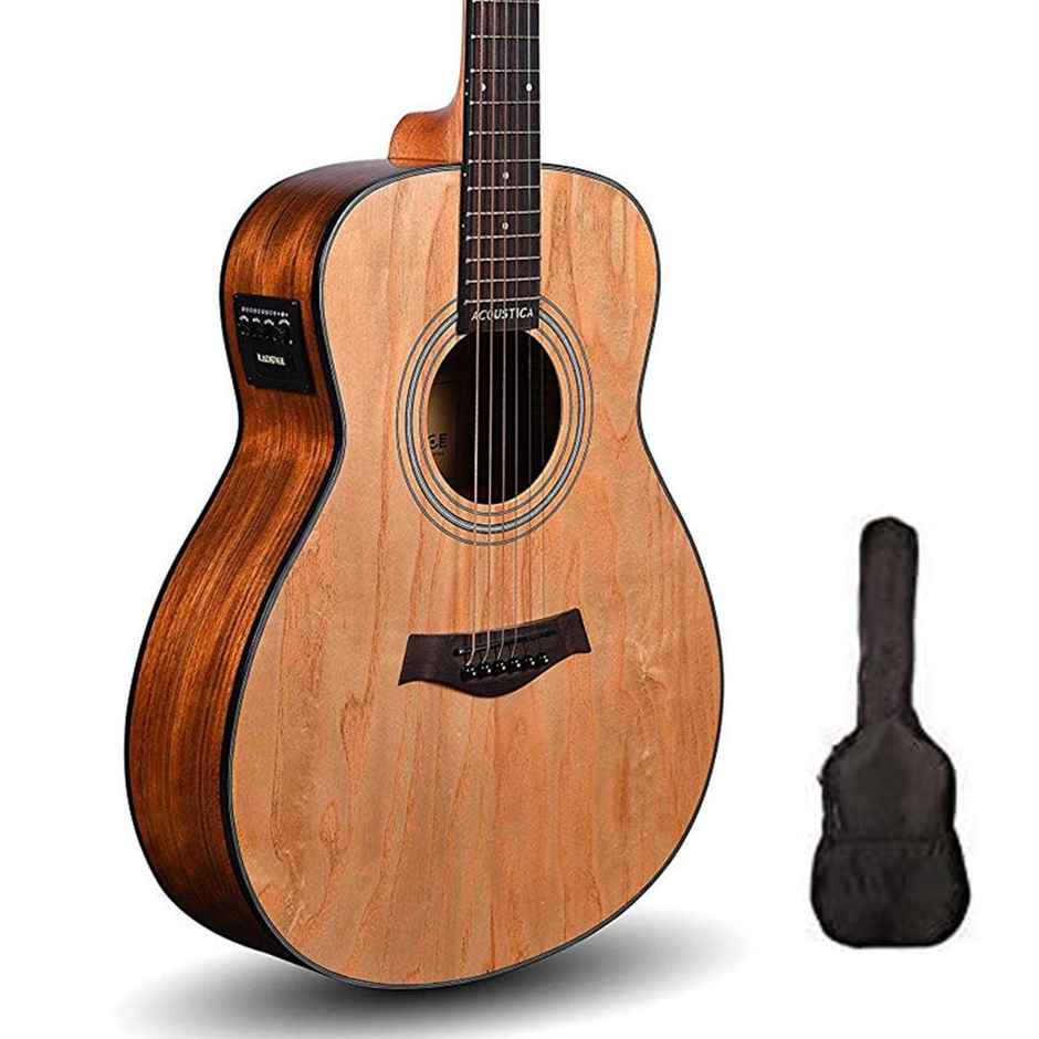 Kadence Guitar A06-36 Acoustica Series | Ash Wood Electric Acoustic Guitar| 36 Inch