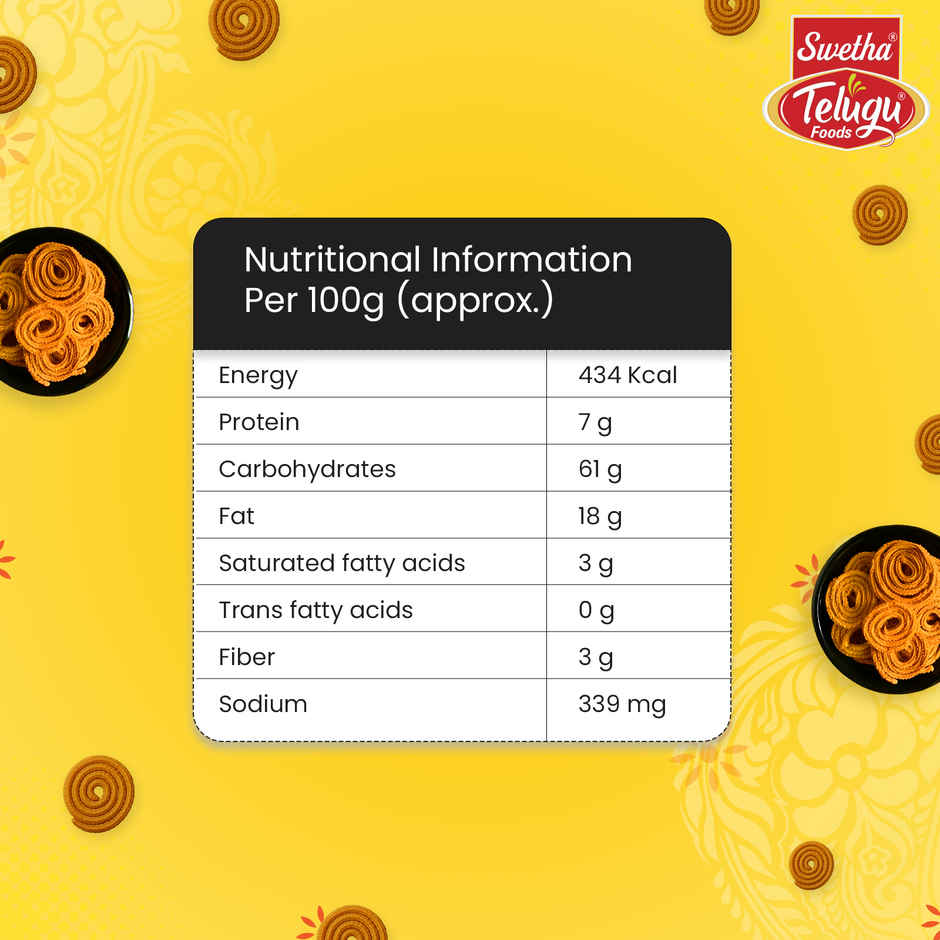 Swetha Telugu FOODs Spicy Sakinalu Pouch