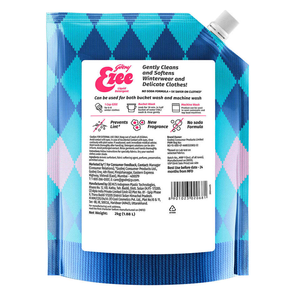 Godrej Ezee Detergent Liquid For Winterwear