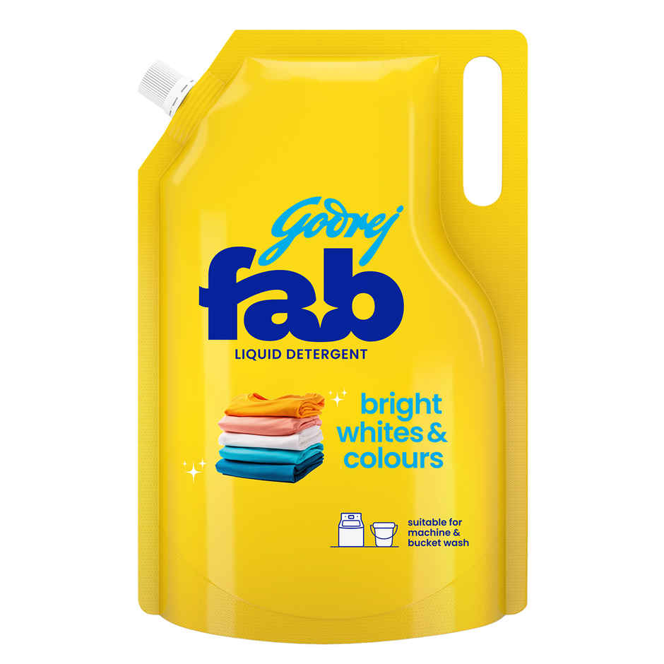 Godrej Fab Machine & Hand Wash Detergent Liquid Refill Pouch