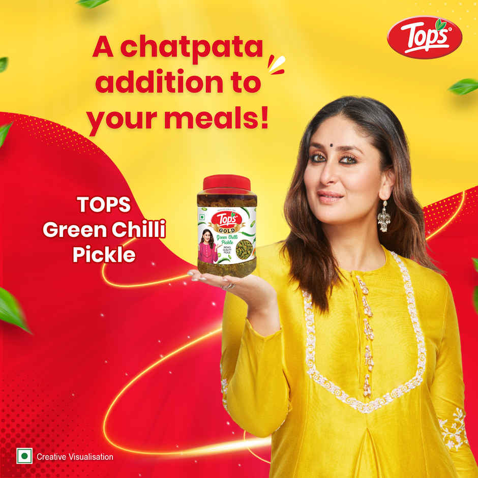 Tops Gold Green Chilli Pickle