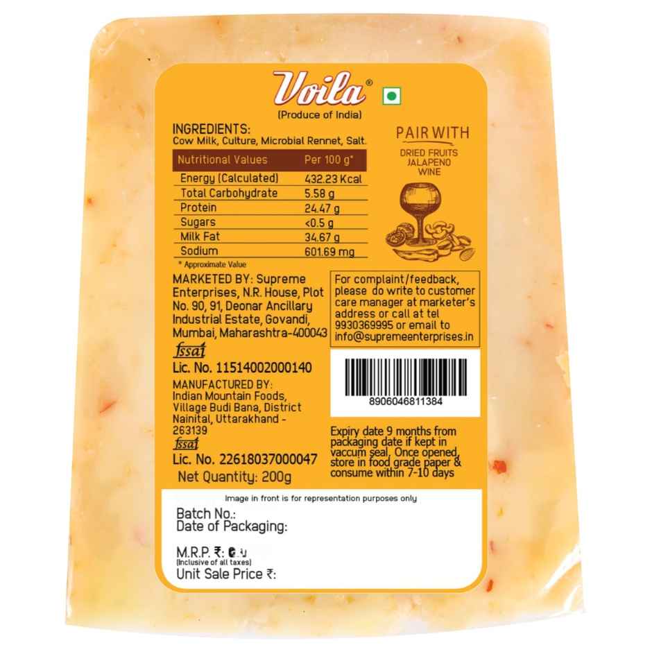 Voila Himalayan Garlic Montasio