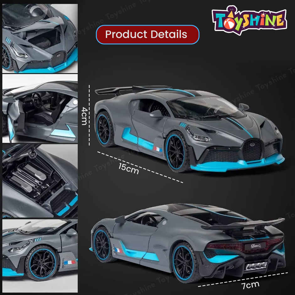 Toyshine 1:32 Scale Die Super Fast Racing Model Car with Music Lights Along with Pull Back Function