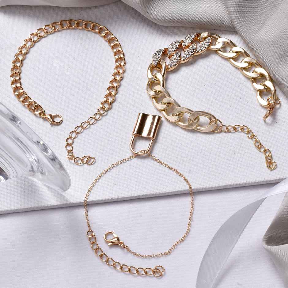 Joker & Witch Infinity Pool Gold Bracelet