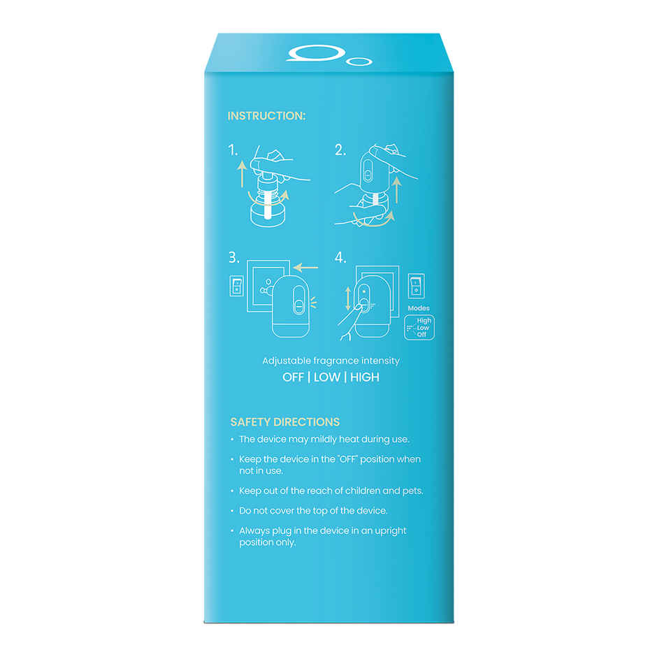 Godrej aer Plug Electric Air Freshener Machine with 2 Refills, Fresh Wind Fragrance, Lasts Up to 120 Days