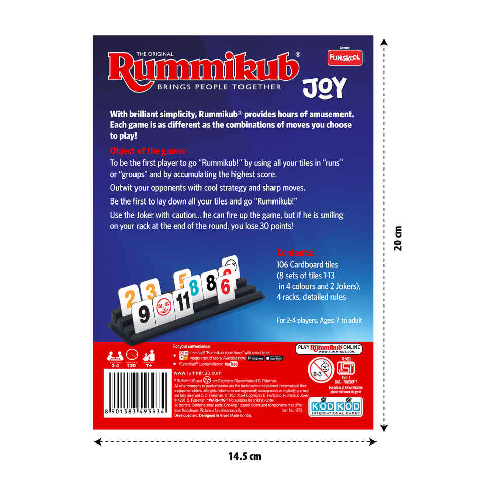 Funskool Rummikub Joy 4939300